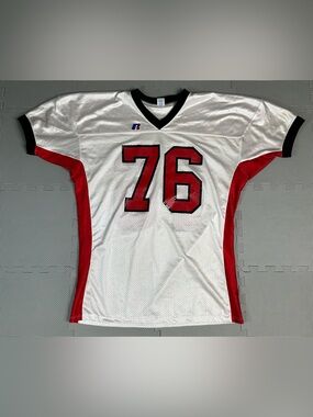 Vintage Russell Athletic Football Jersey #76 Size XXL